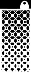 Stencil - Moroccan Tile (6x3 inch)